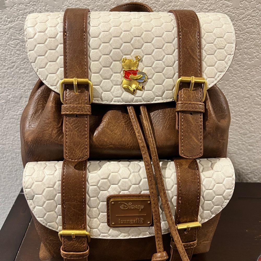 Loungefly Disney Winnie the Pooh Honeycomb Flap Mini
Backpack BoxLunch Exclusive